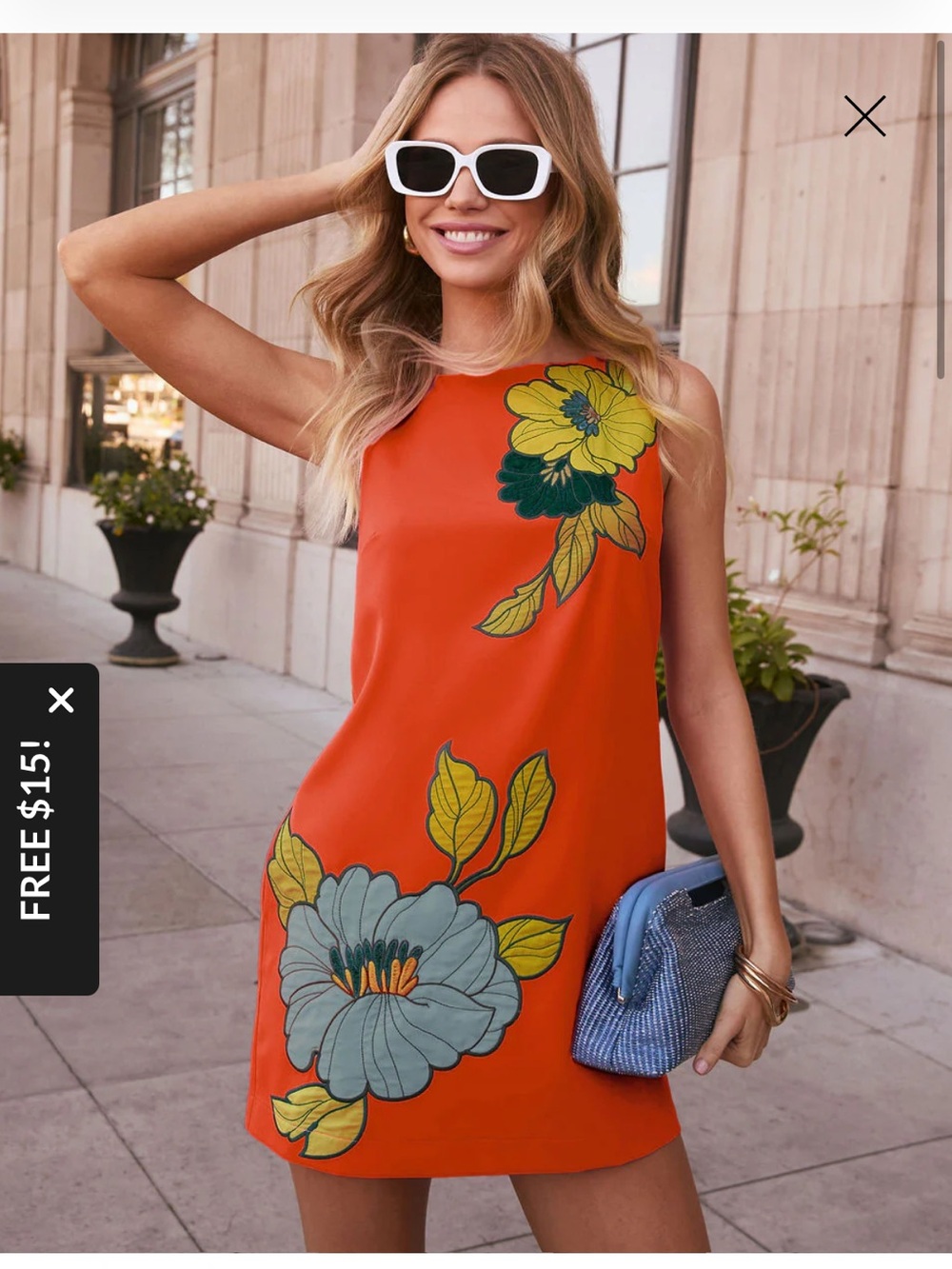 Vici Blooming Beauty Shift Floral Mini Dress